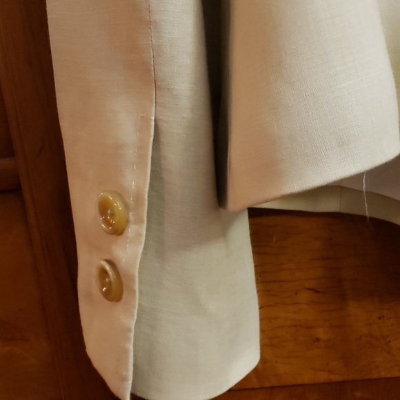 Banana Republic Tan Long Sleeve Jacket SZ 12 - Picture 5 of 12